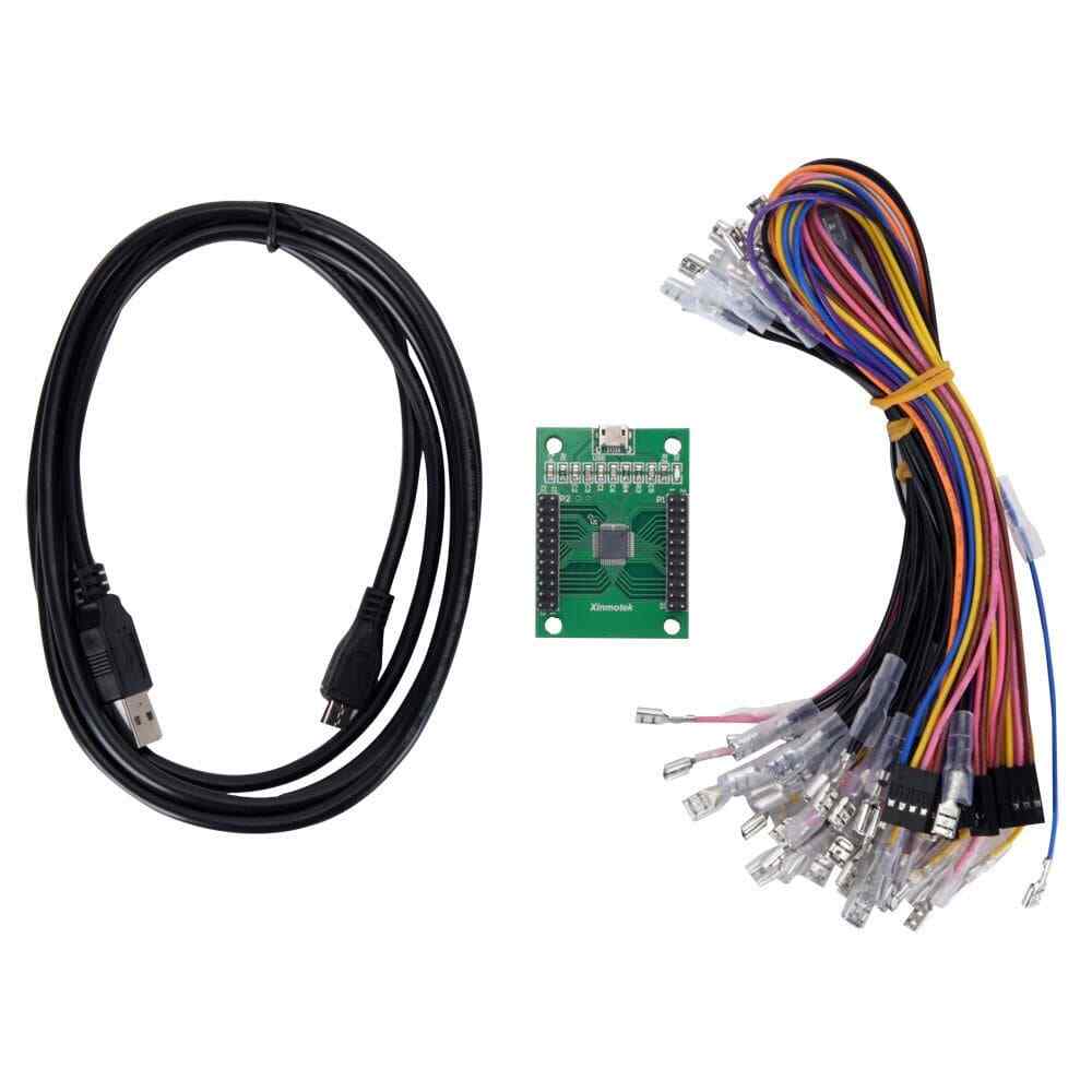 Xin Mo XM-10 Arcade to USB Controller Interface 2 Player MAME Multicade Keyboard