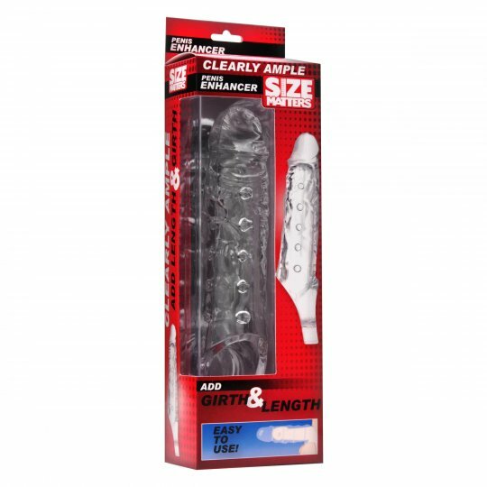 Clearly Ample Penis Enhancer Enlarger Erection Size Matters Clear Ridges Perfect