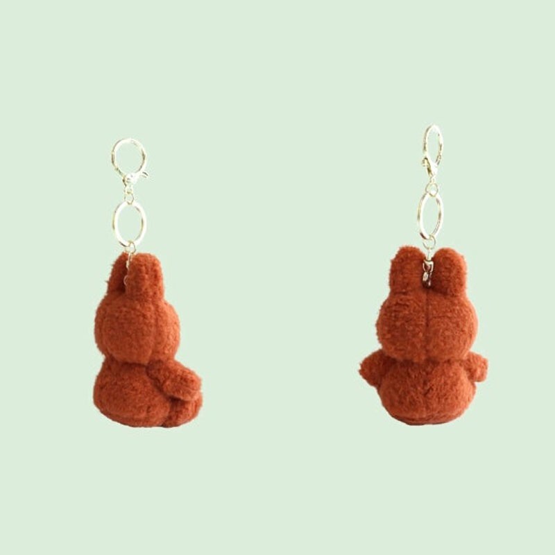 Official Miffy Creamy Texture Plush Doll Keychain Keyring Bag Cute 13cm (5.12")