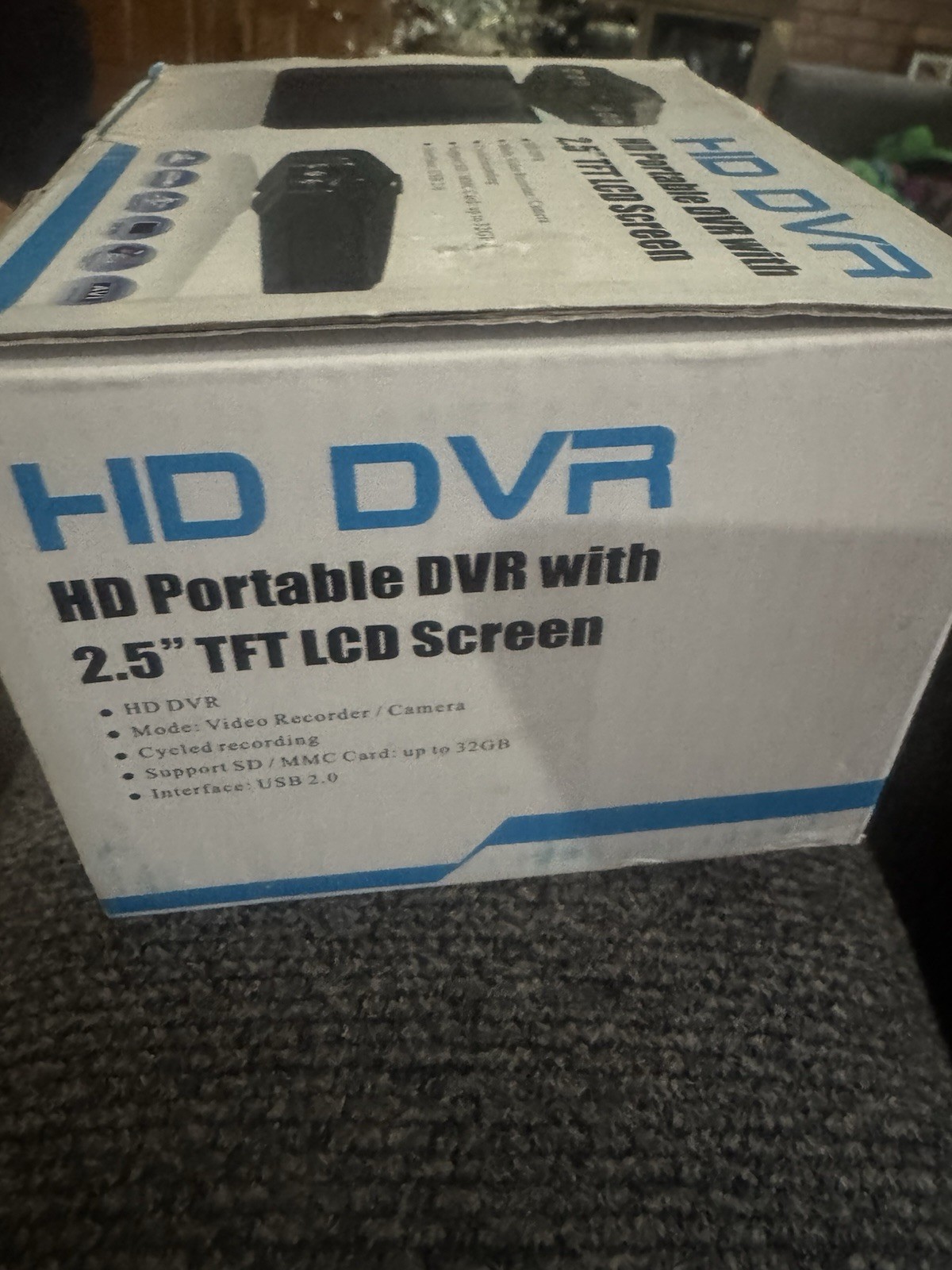 HD Portable DVR With 2.5" TFT LCD Screen Open Box