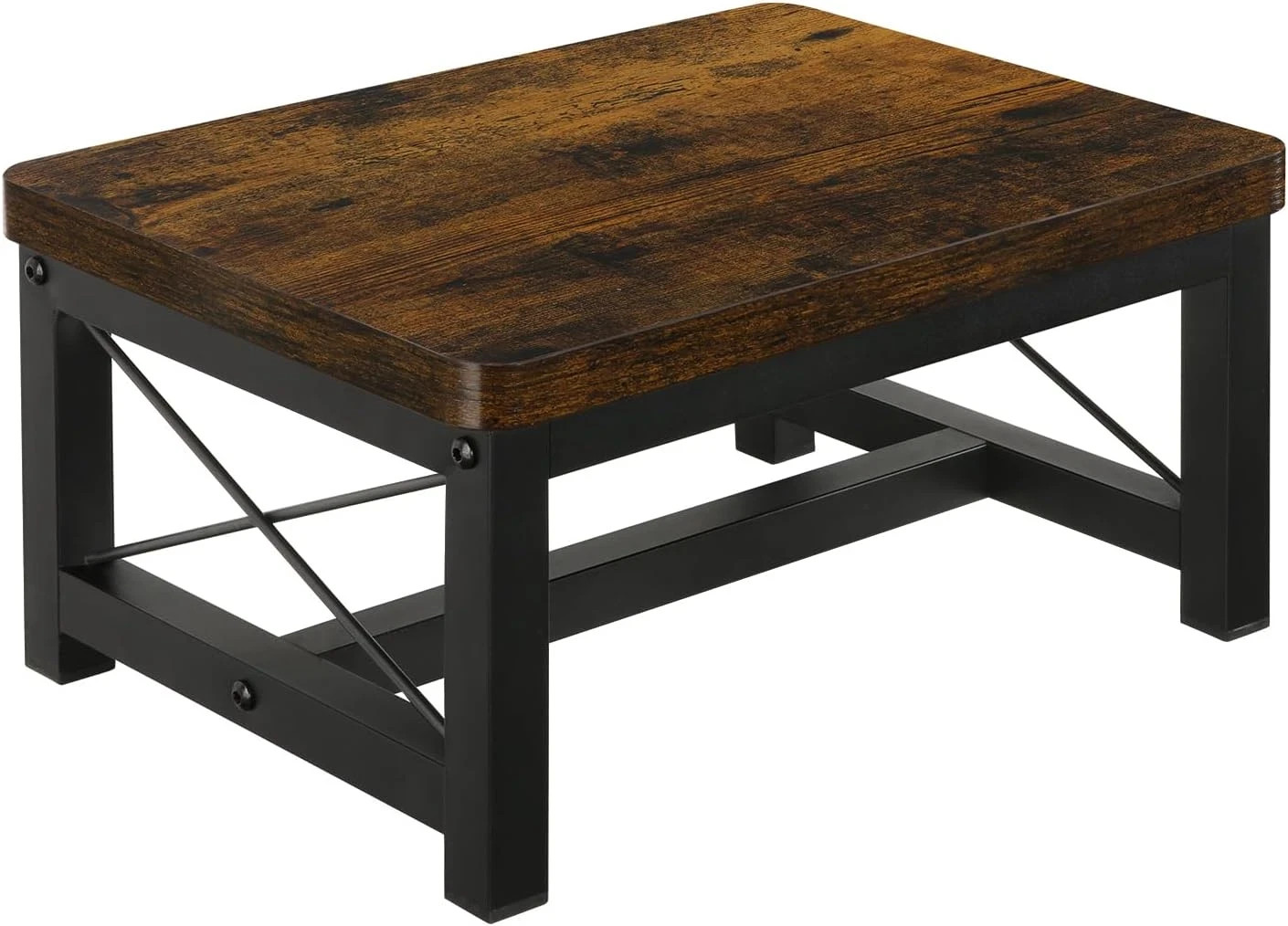 Wooden Step Stool for Adults, Heavy Duty Step Stool for High Bed with Non-Slip F