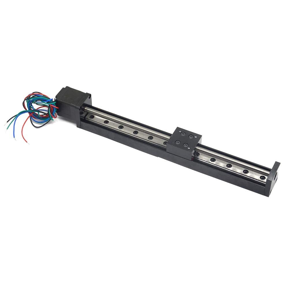 1PCS Mini Linear Rail Guide Slide Actuator T6x1 Lead Screw with NEMA11 Steppe...