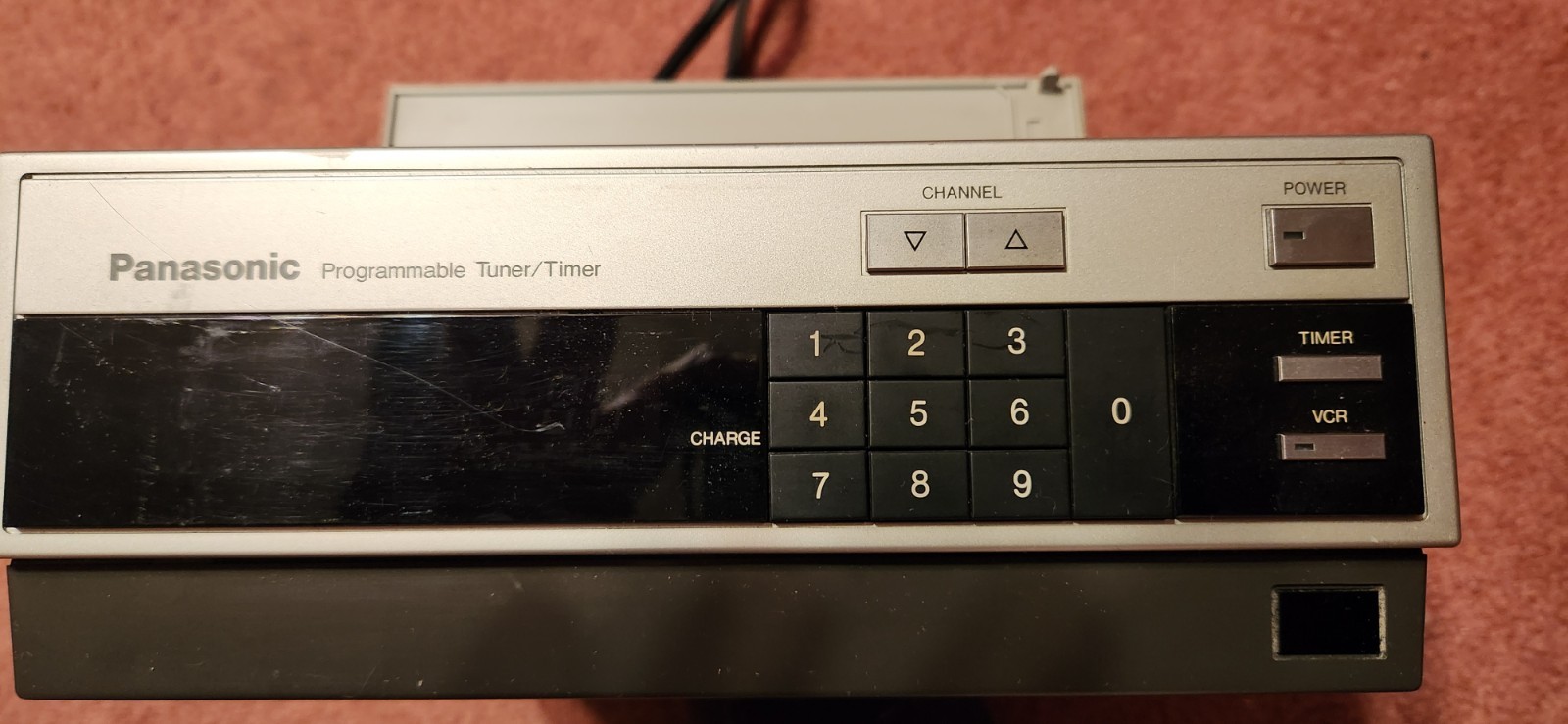 1983 Panasonic Programmable Tuner/Timer. Untested