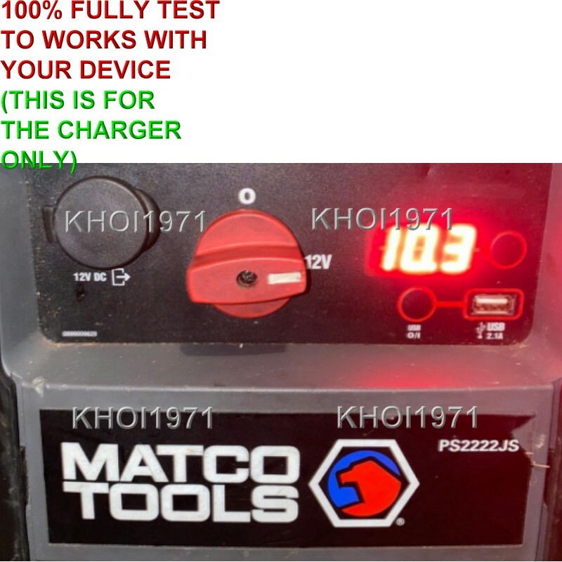 WALL charger AC adapter power for PS2222JS Matco Tools Jump Starter battery car
