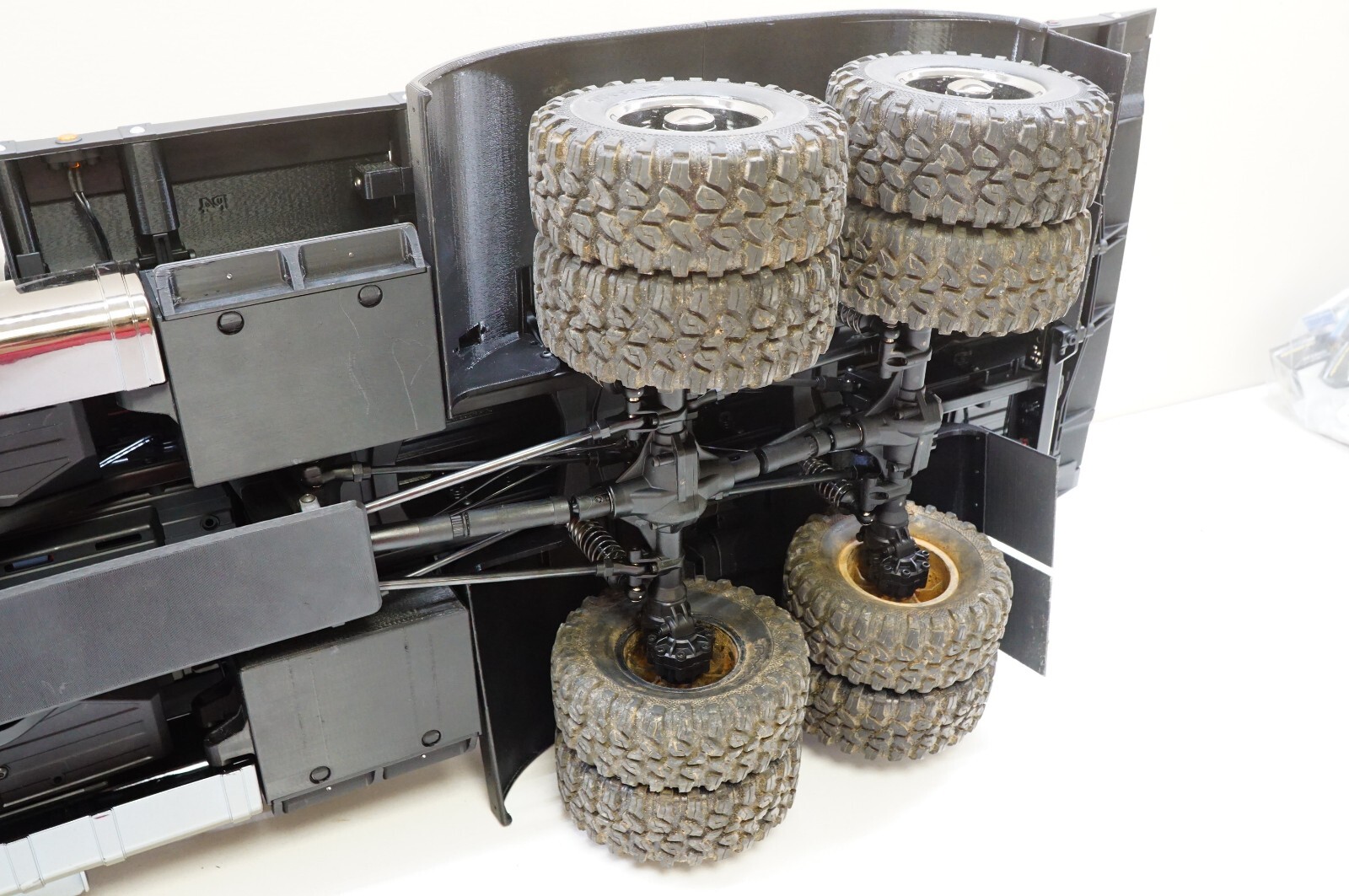 Dually / Single Fender Wheel Well w/ Mud Flaps For Traxxas TRX-6 Flatbed Hauler