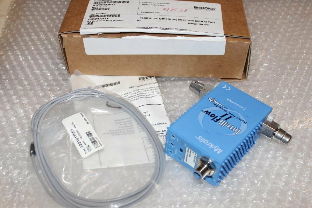 BROOKS Mykrolis Intelli Flow II Digital Flow Controller Type DSWK1YY Gas N2