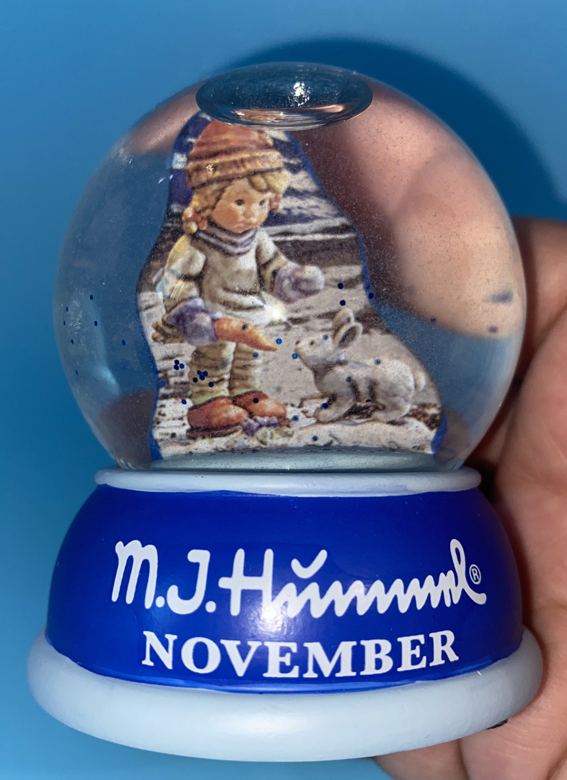 M.J. Hummel Snow Globe Month Of November - Willabee & Ward Switzerland