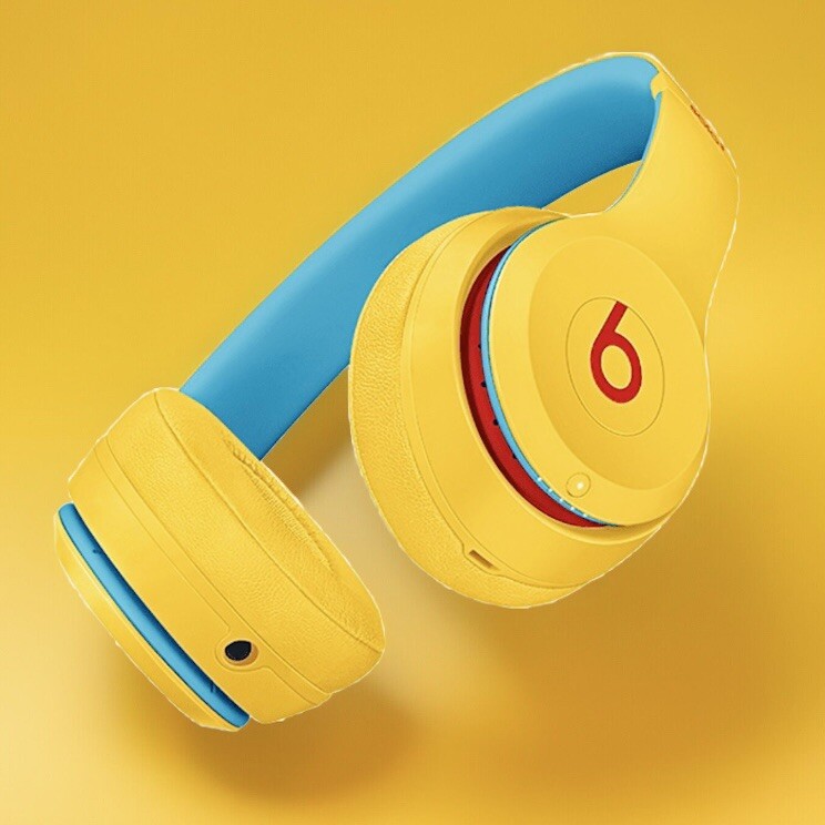 New Sealed - Beats Solo3 Wireless Bluetooth Club Collection Headphones - Yellow