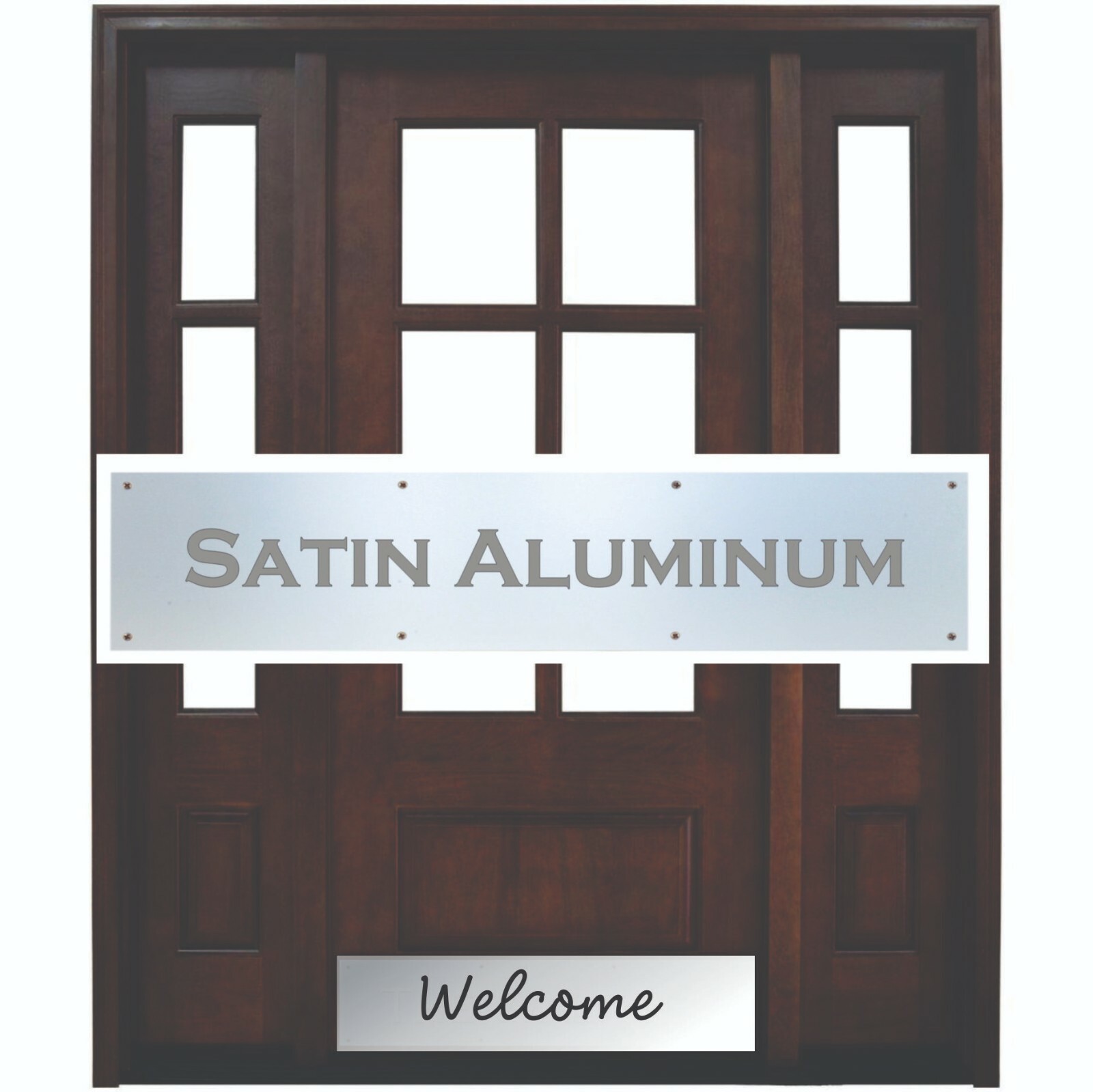 CUSTOM DOOR KICKPLATES,ENGRAVED,PERSONALIZED