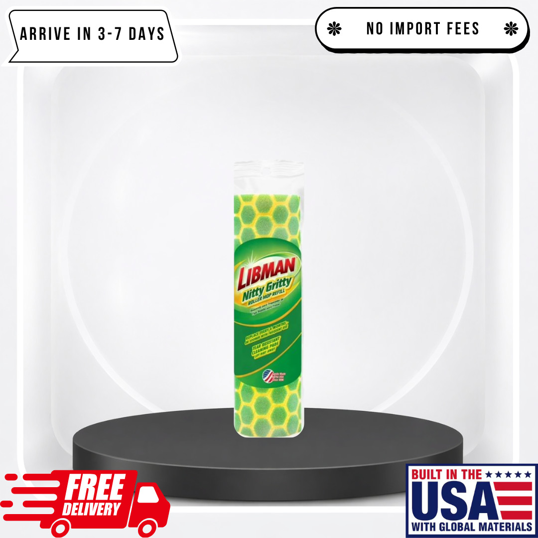 Libman Nitty Gritty Roller Sponge Mop Refill (3-Pack)