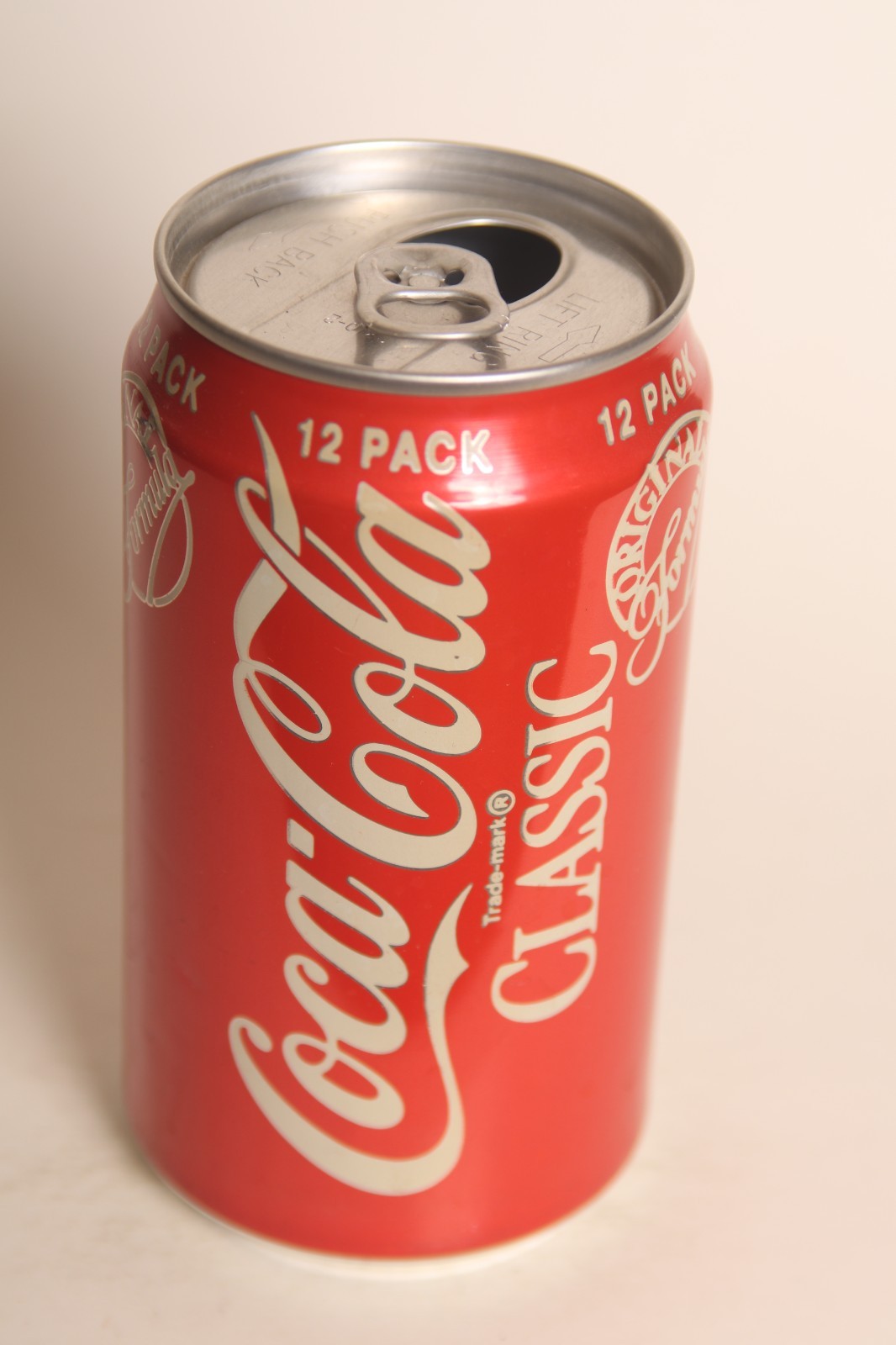 Coca-Coke Classic soda can