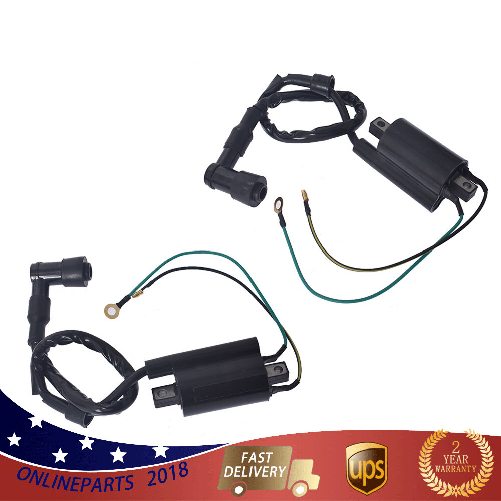 2×Ignition Coil Set For Honda Motorcycle CB350 CL350 SL350 CJ360T CB360T USA