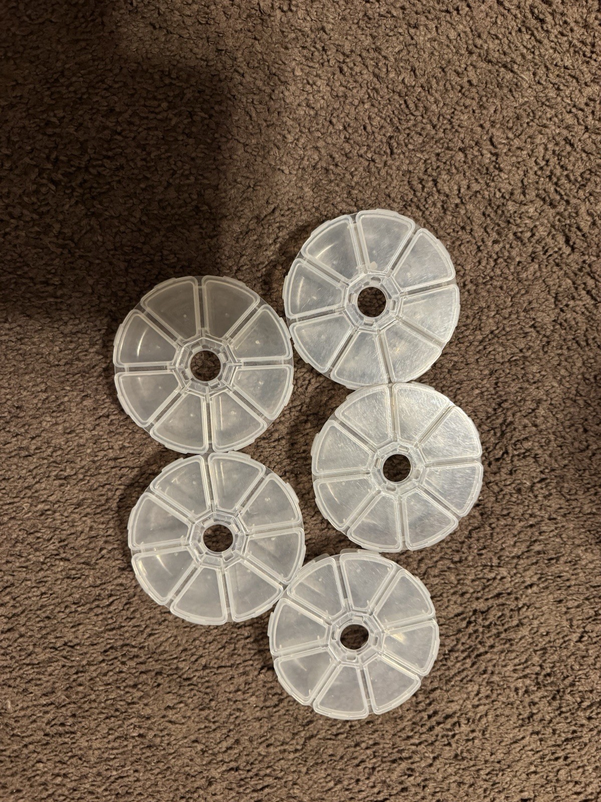 Storage Containers For DIY Beads-Set Of Five