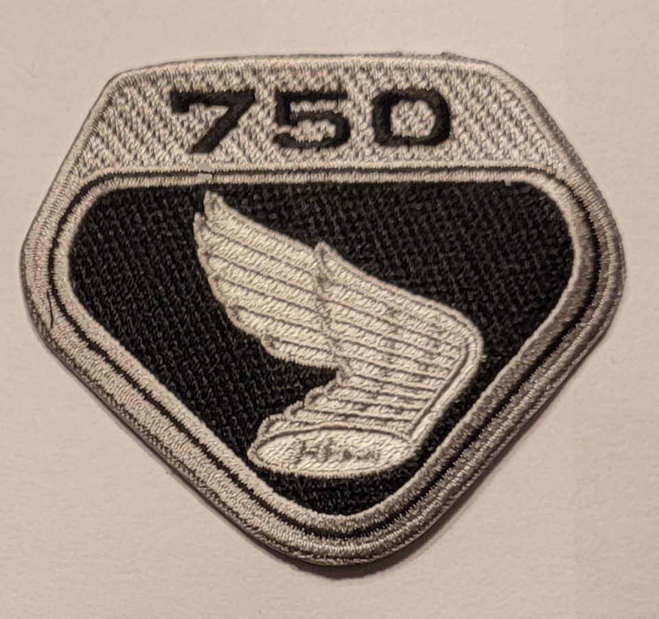 Honda CB750 black logo patch. Size 4  inch. 100% embroidery. Sew on type.NEW