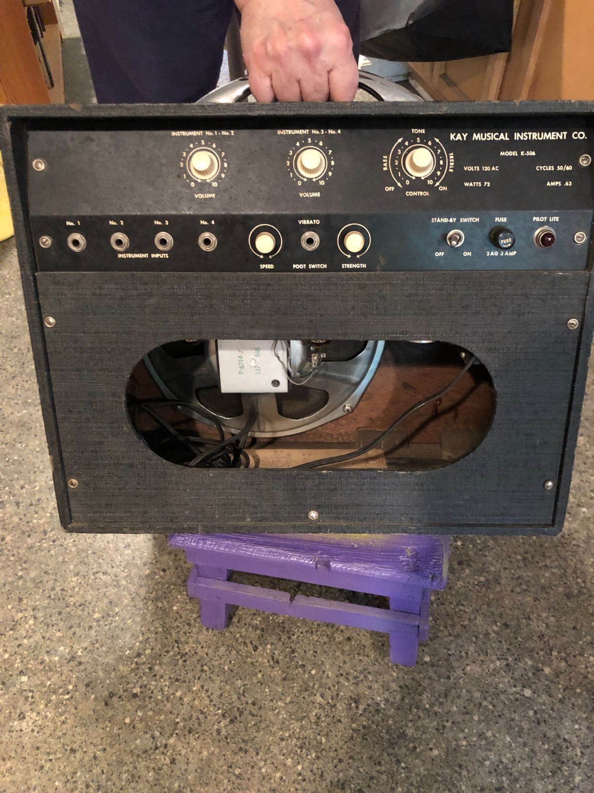 kay guitar amplifier [valco made]