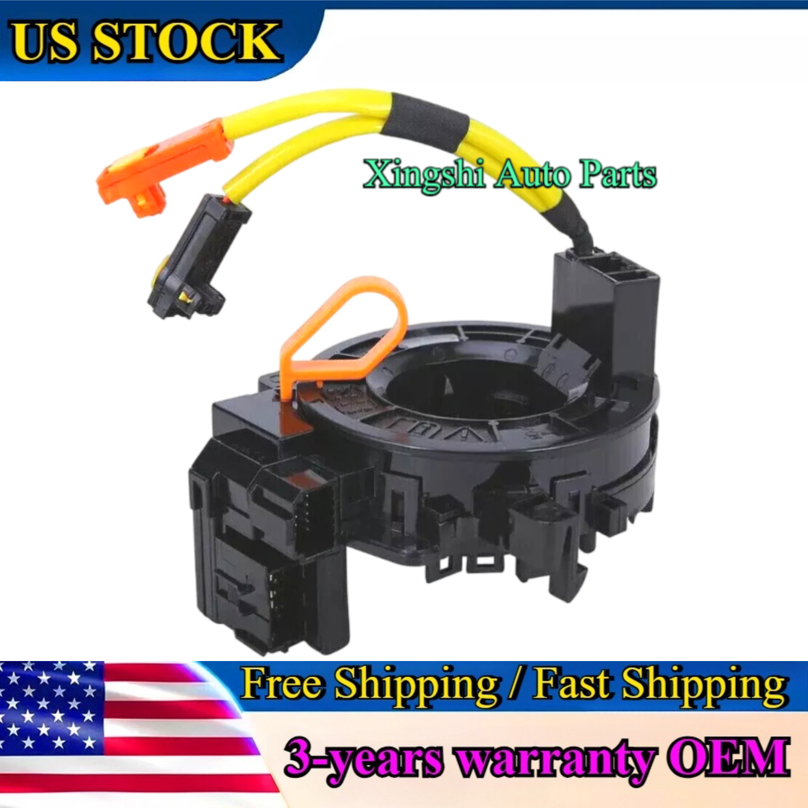 For 05-15 TACOMA STEERING WHEEL SPIRAL CABLE WITH CRUISE & FUNCTIONS 84306-0E010