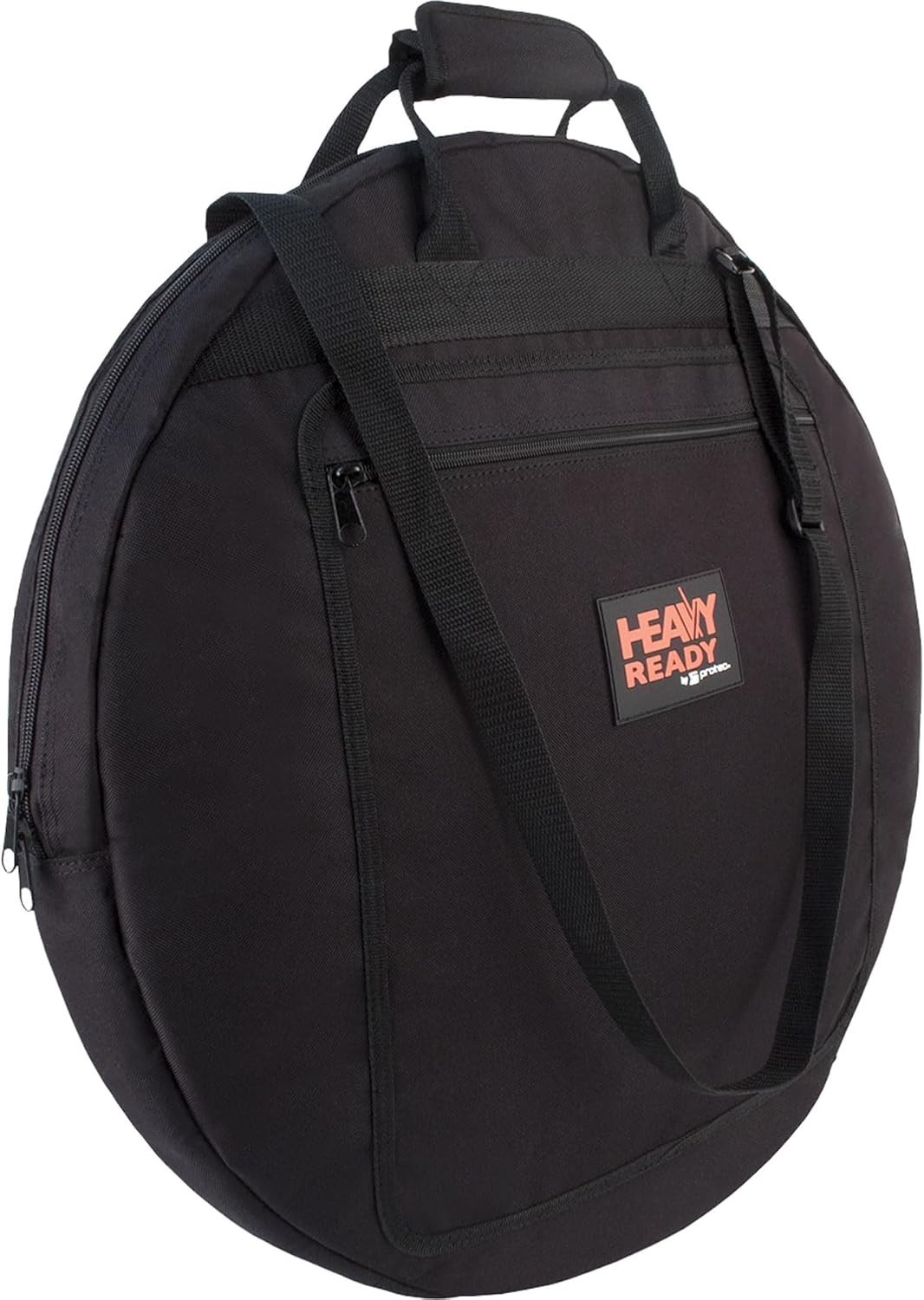 22" Cymbal Bag Carrier Shoulder Strap Soft Interior Padding Black for Traveling