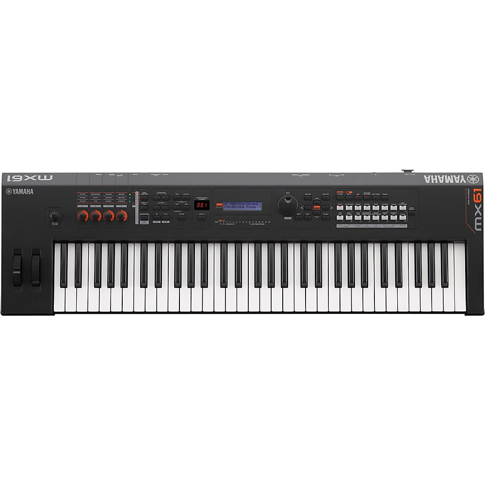 Yamaha MX61 61 Key Music Production Synthesizer Black Black
