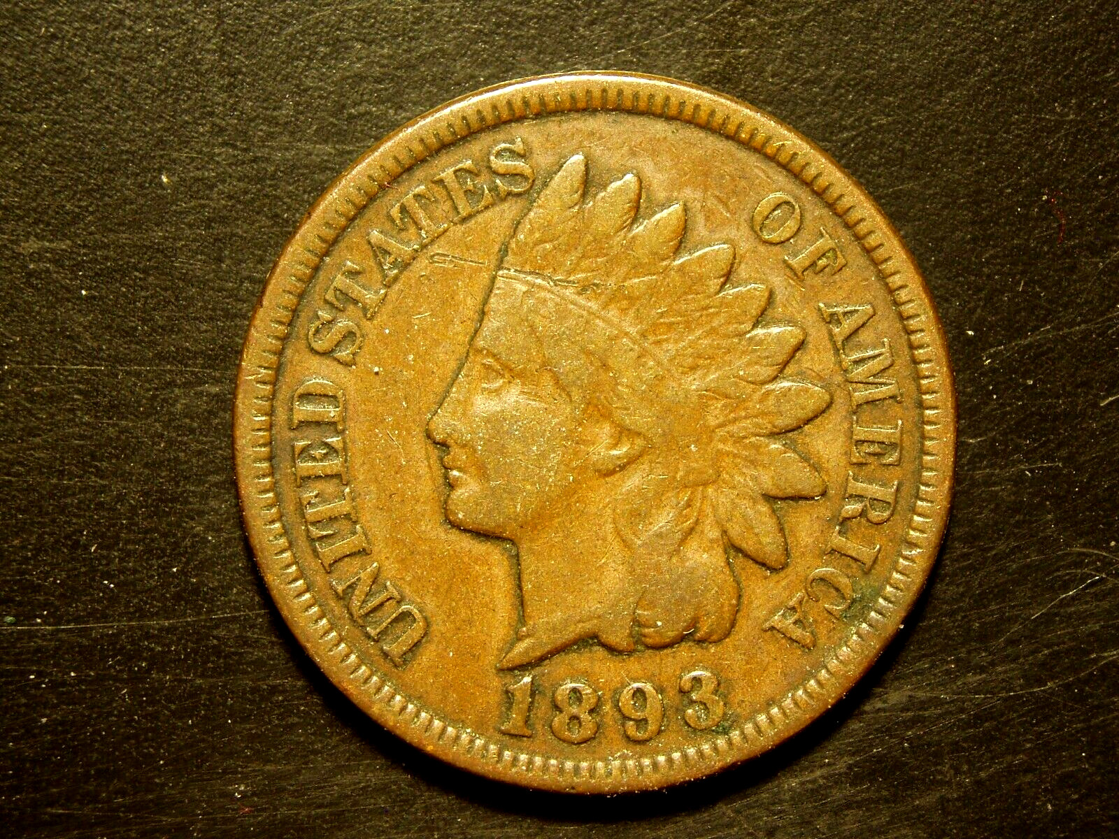1893  INDIAN HEAD CENT # 12