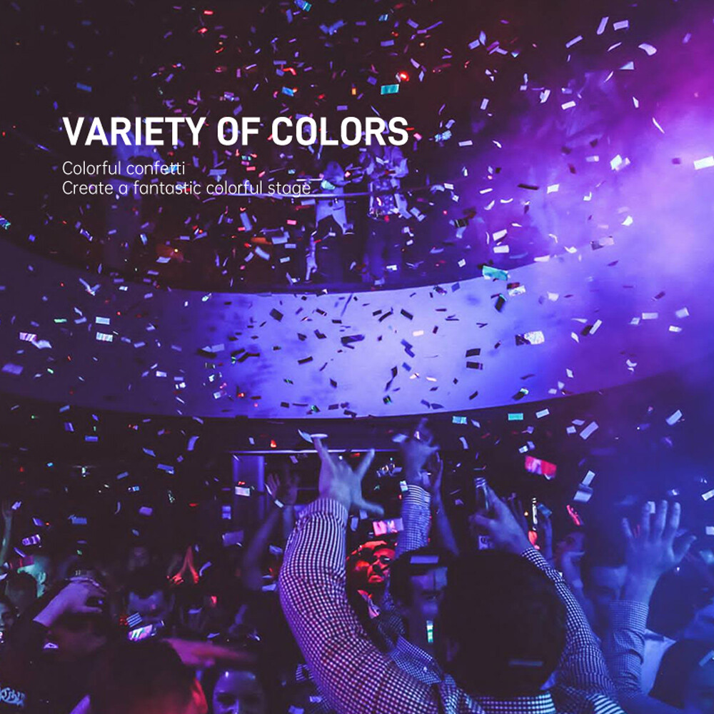 CO2 Confetti Machine with Flight Case Confetti Cannon Blaster Angle Adjusted