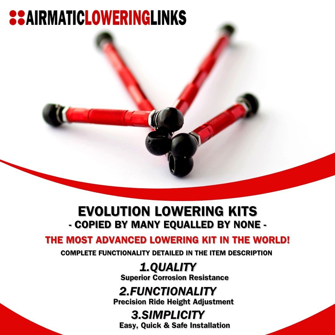 TESLA MODEL X EVOLUTION LOWERING LINKS KIT 2013 TO 2020 (PRECISION ADJUSTMENT)
