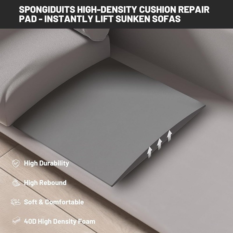 Couch Support Cushion Sagging Sofa Quick Restore Firm High-Density Foam New