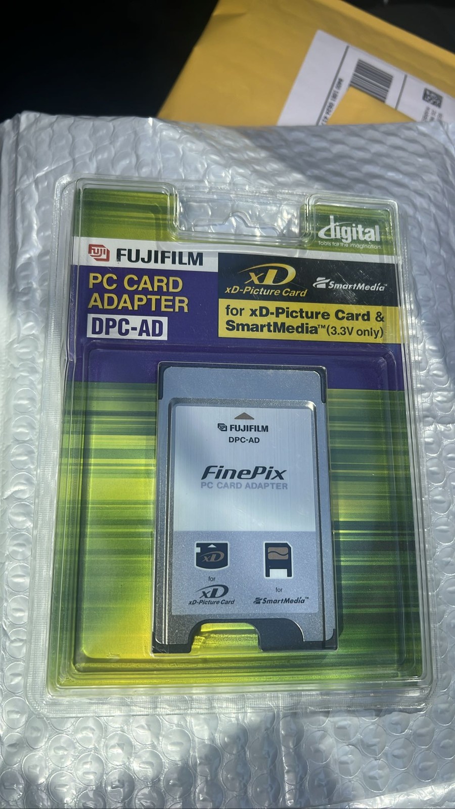 3D Fujifilm DPC-AD PC Card Adapter for xD Picture Card & SmartMedia 3.3V
