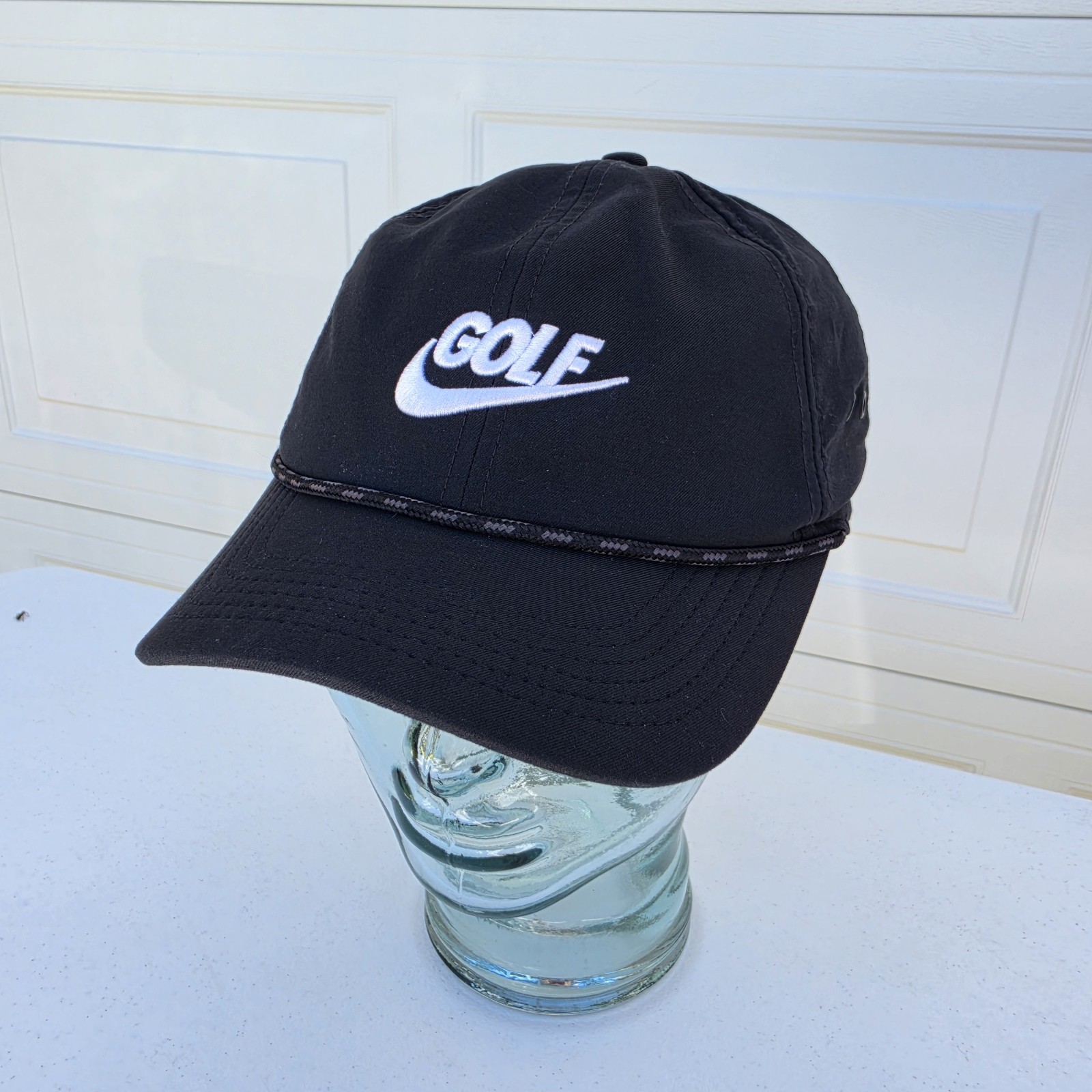 Nike AeroBill Classic 99 Rope Golf Hat Black Strapback BV8229-010