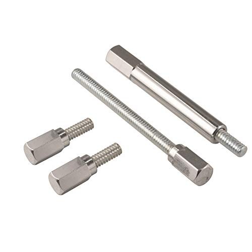 Extended Float Bowl Hardware Kit for S&S "E" Carburetor - Chrome - Makes for