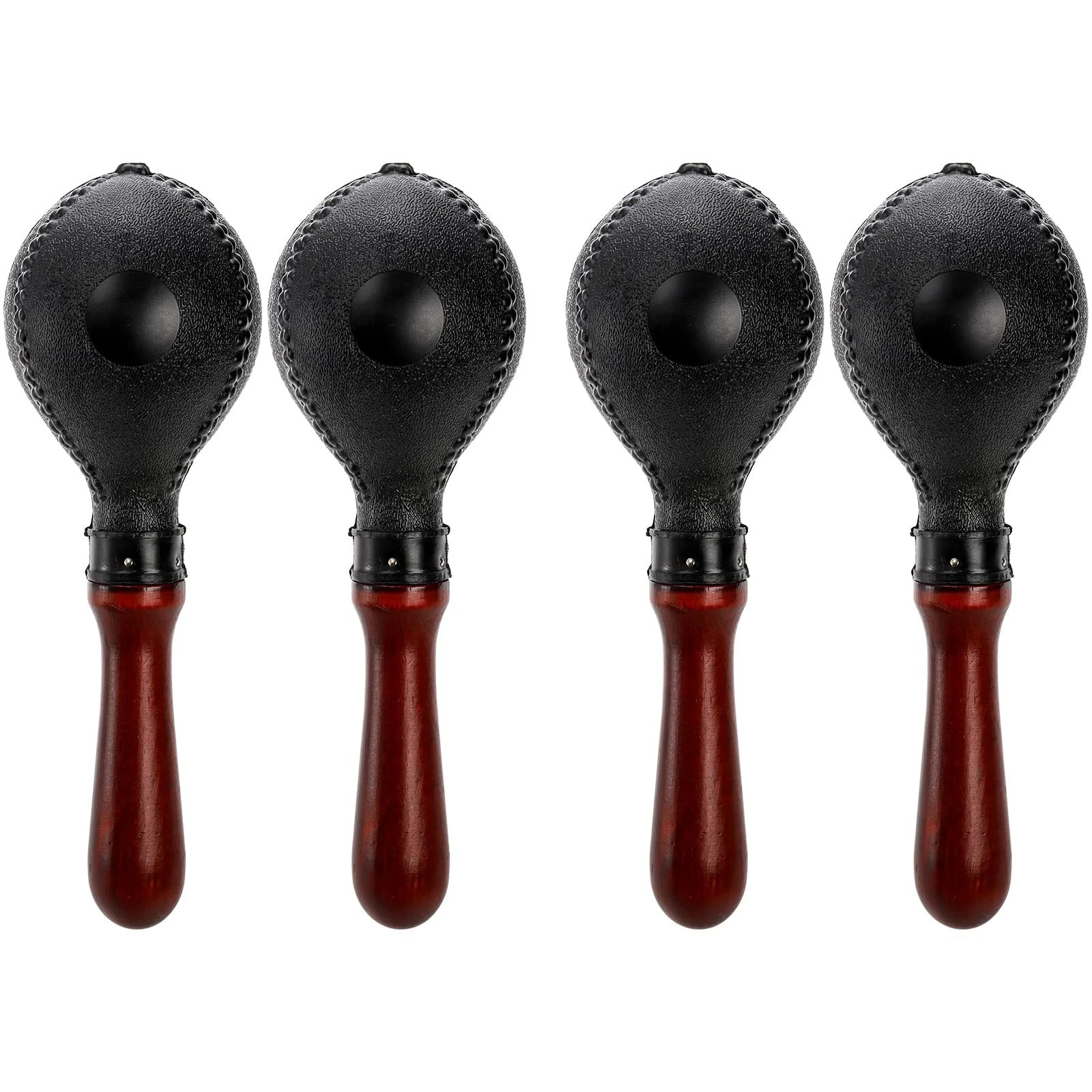 Set of 4 Wood Concert Maracas, Rumba Shakers Rattle Hand Percussion, Great Mu...