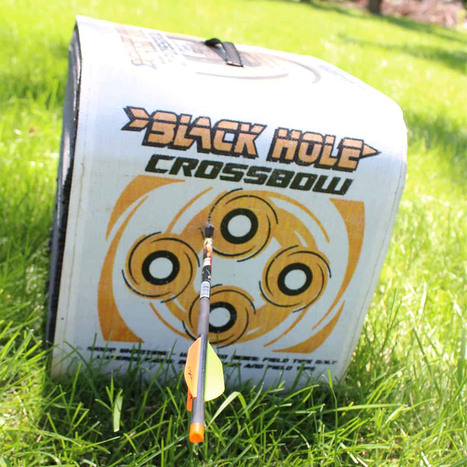 Black Hole 4-Sided Crossbow Archery Target, Stops All Field Points & Broadheads