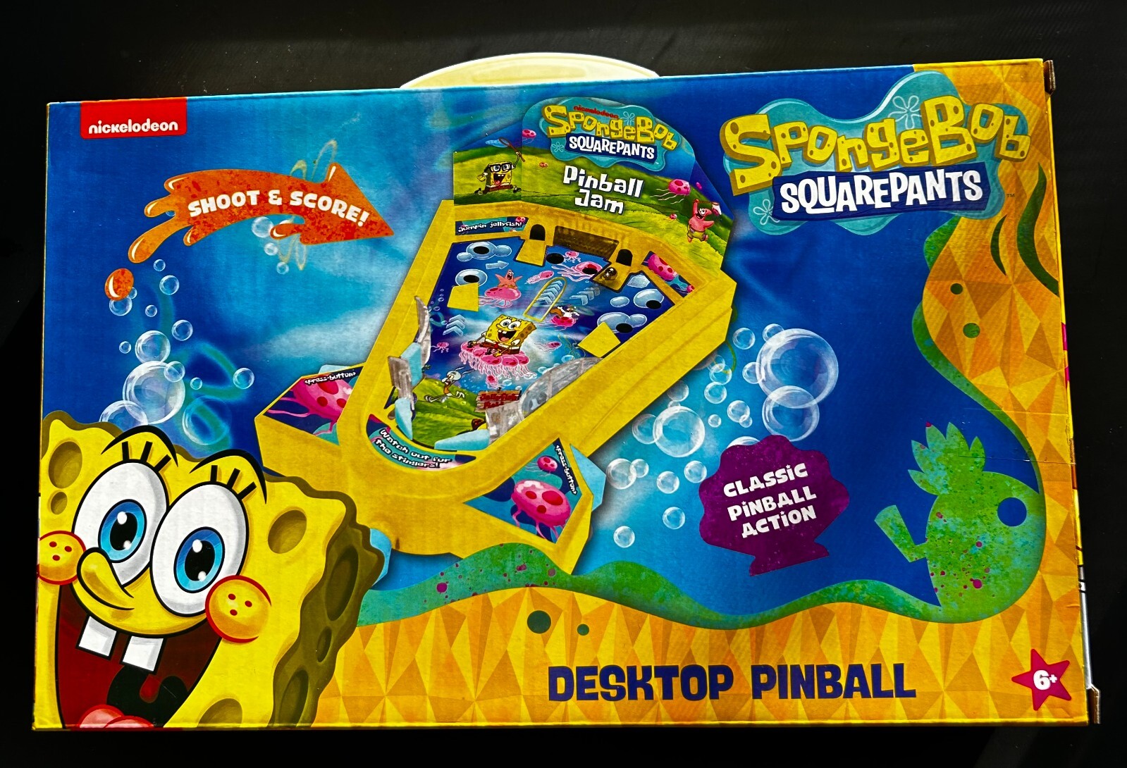 SpongeBob Squarepants Tabletop Pinball Machine Game