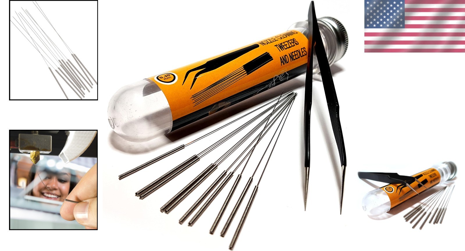 Lightweight 3D Printer Nozzle Cleaning Kit - 11 Precision Tools for Optimal Care