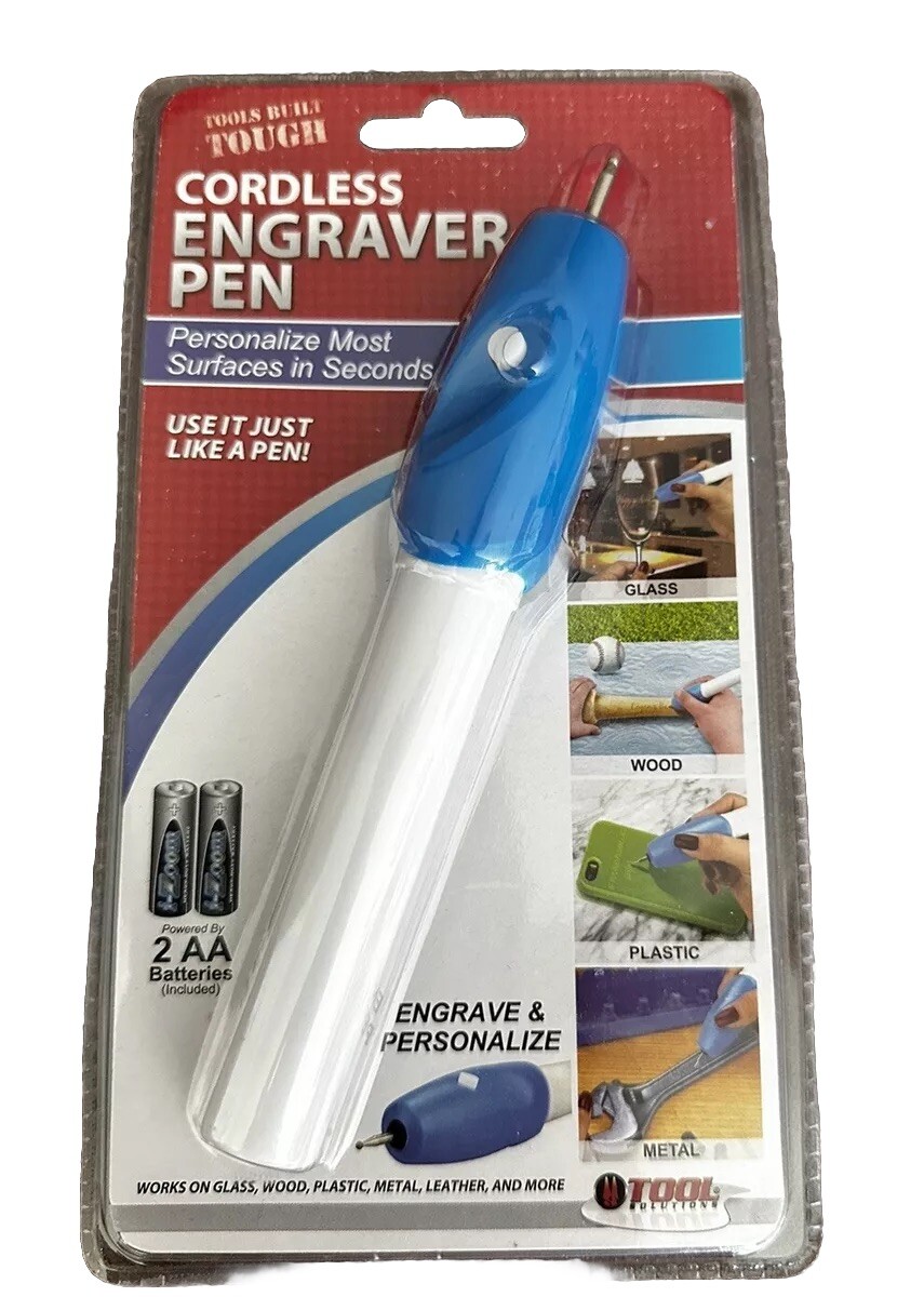 New Engraver Pen Tool Solution Cordless For Glass Wood Plastic Metal Leather