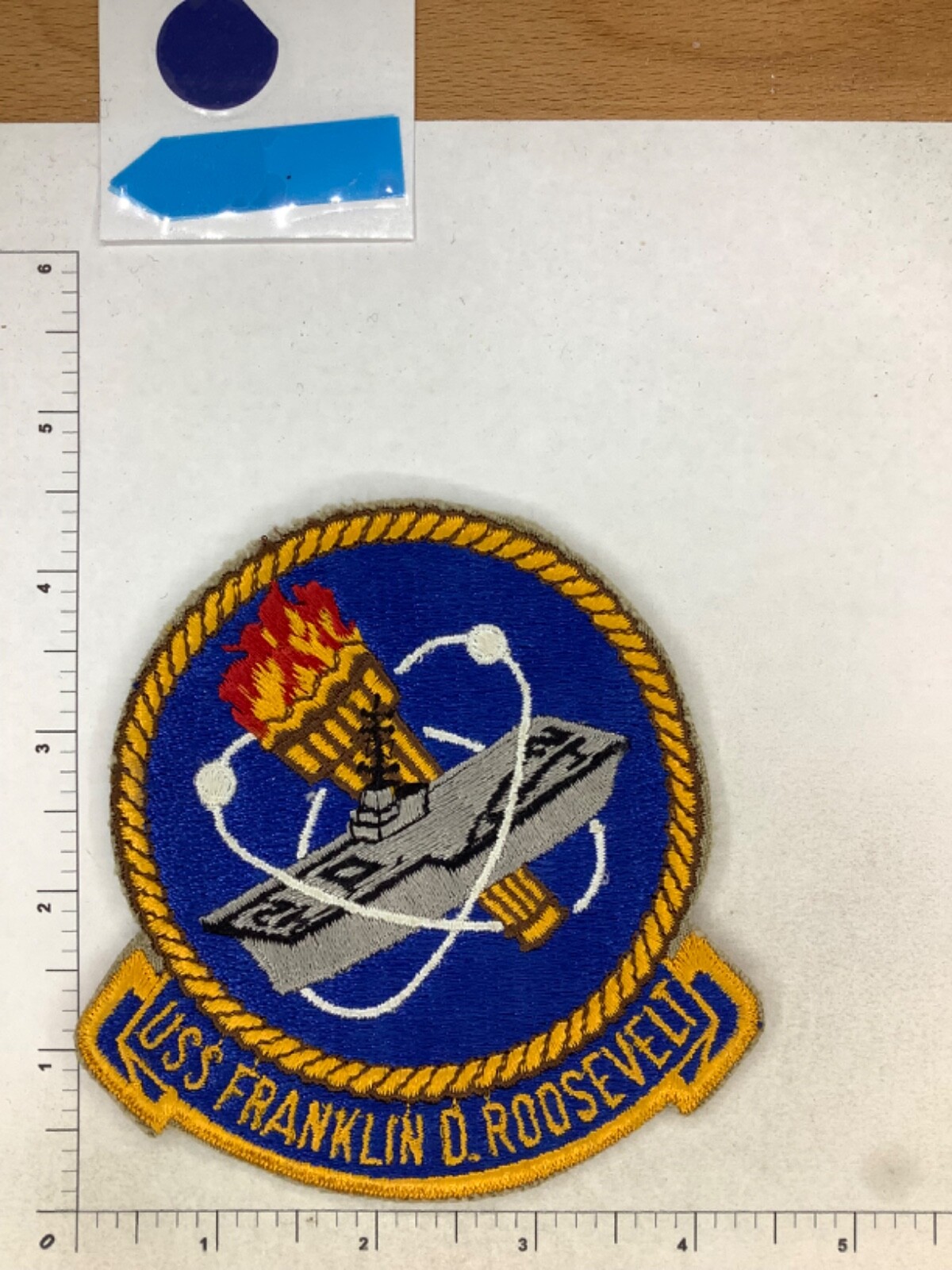 US NAVY USS FRANKLIN D. ROOSEVELT SHIPS PATCH