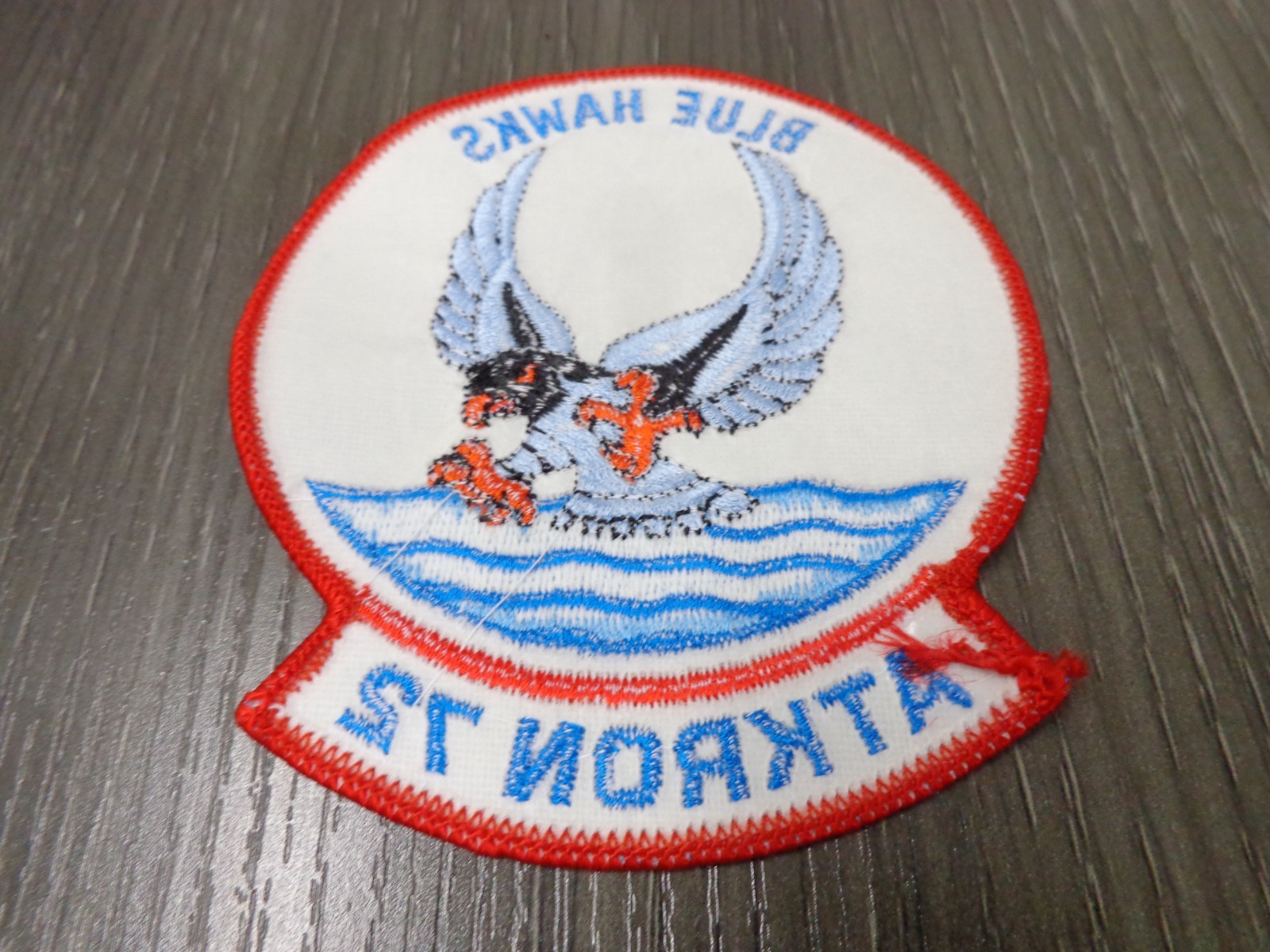 4" NAVY VA-72 BLUE HAWKS ATKRON 72 FIXED WING SQUADRON EMBROIDERED PATCH NEW