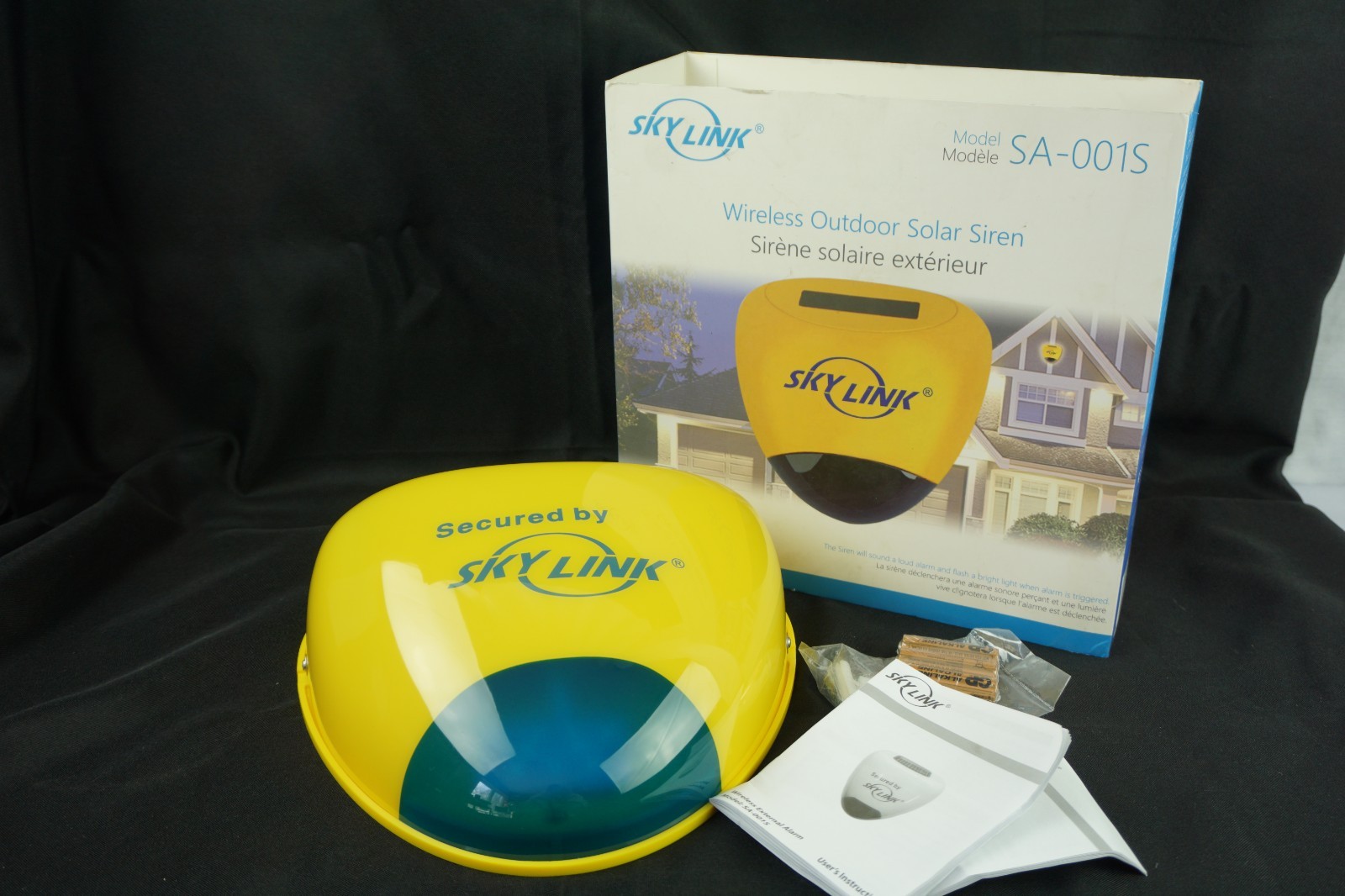 SkylinkNet Outdoor Wireless Solar Siren (SA-001S) Wireless Security