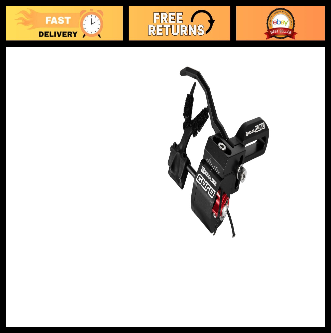 Full Capture Fall-Away Arrow Rest for Bowhunting, Left-Handed, Silent Draw Featu