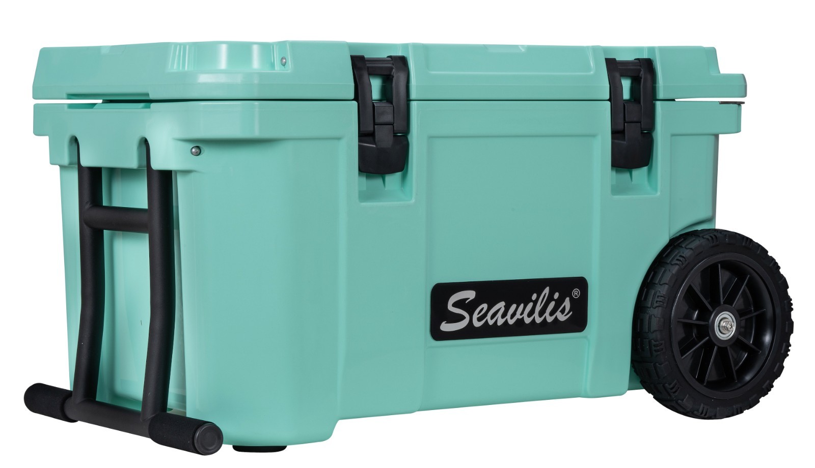 Seavilis N45 45QT Wheeled Portable Heavy Duty ice box Roto Molded ice Cooler