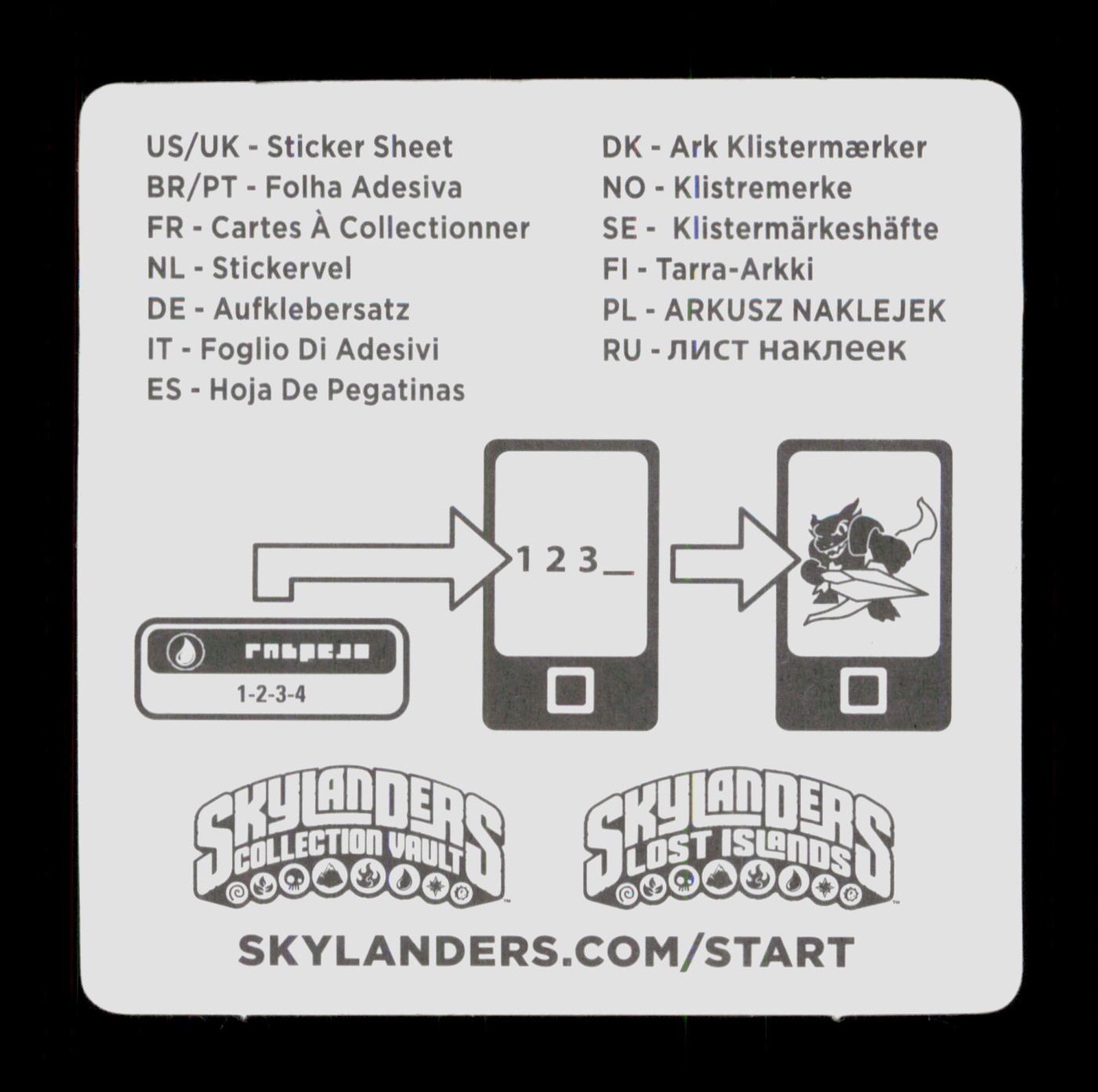 Bop Skylanders Trap Team 2014 Activision Sticker