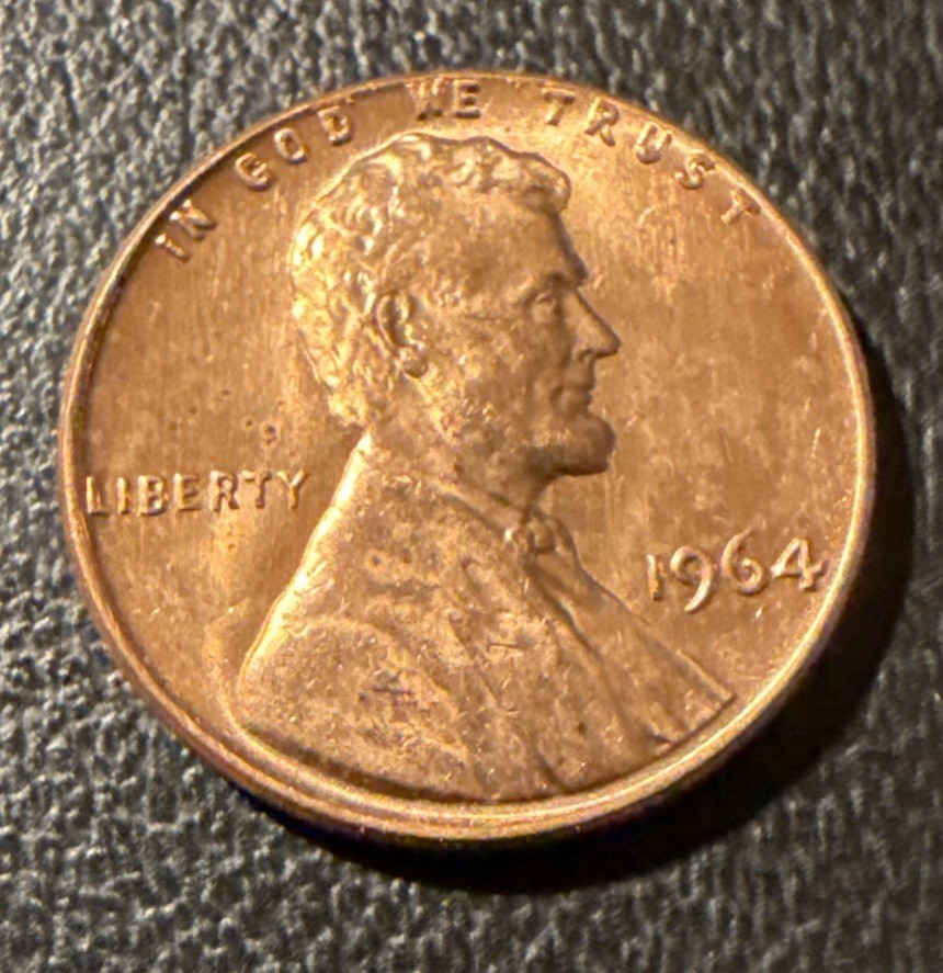 1964-P LINCOLN CENT PENNY NICE