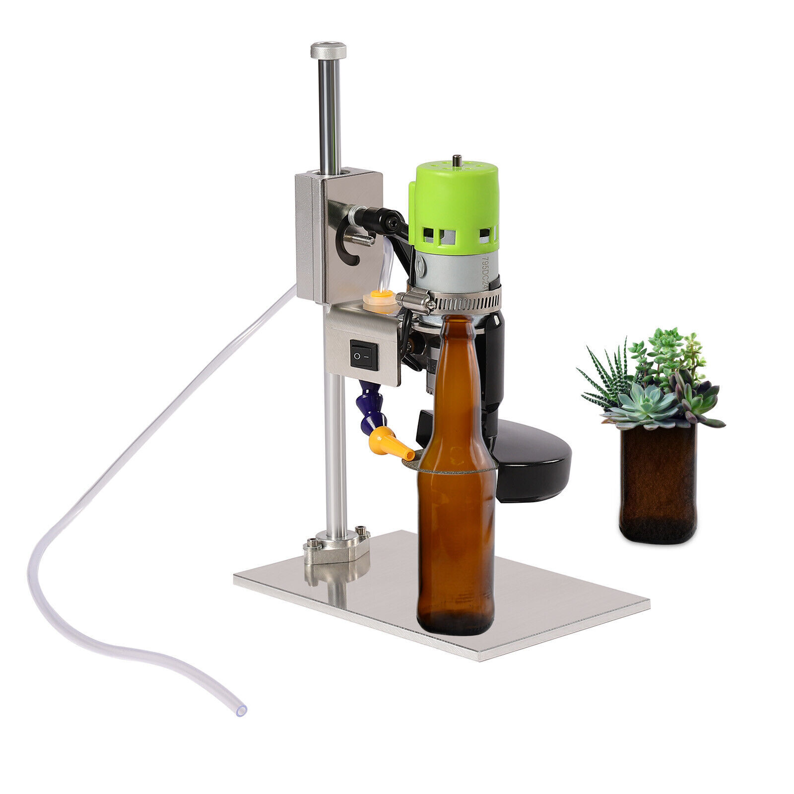 7 Speeds Electric Glass Ceramic Bottle Cutter Wine Bottle Cutting Machine 6000R
