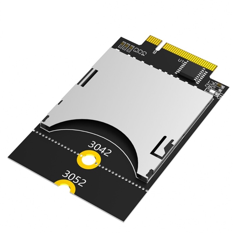 Memory Card To M.2 B KEY Slot Converter Adapter,Data Sharing For Photograpers
