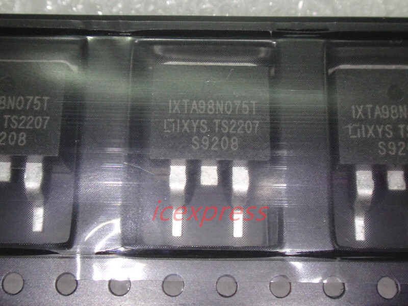 10PCS IXTA98N075T TO-263