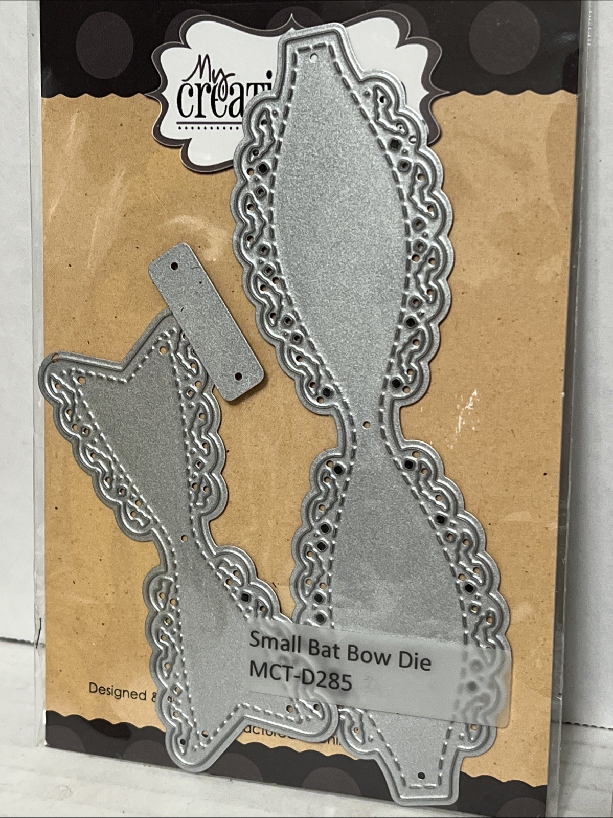 My Creative Time, Small Bat Bow, Fun Size Bat Bow Die Set MCT-D285, MCT-D282