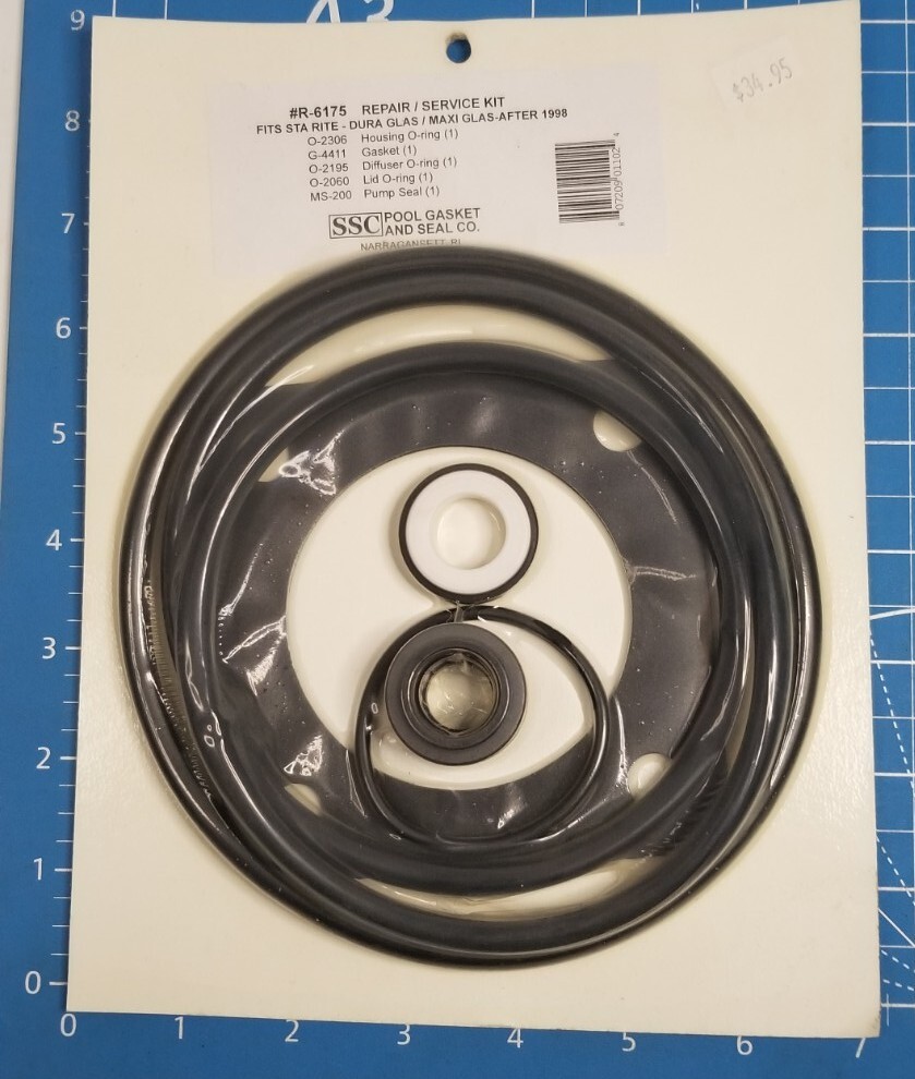 SCC R-6175 Repair Service Kit, Fits STARITE DURA GLASS, MAXI GLAS, After 1998