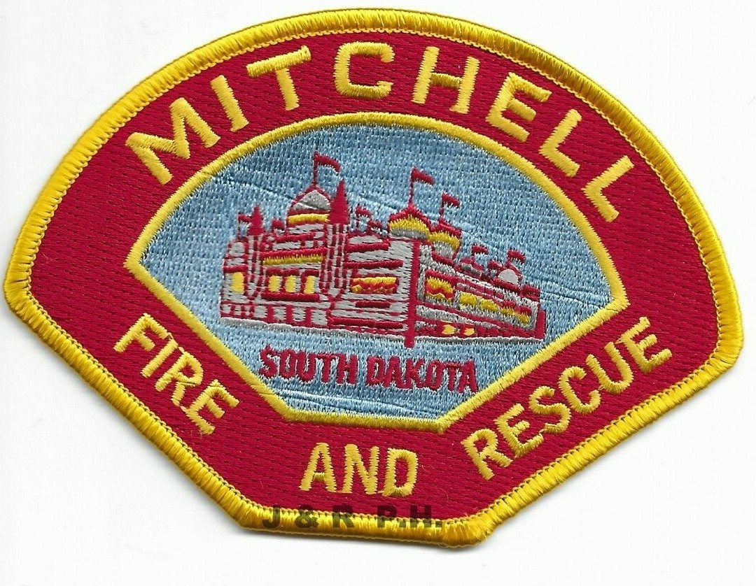 Mitchell  Fire - Rescue, South Dakota (4.5" x 3.25" size) fire patch
