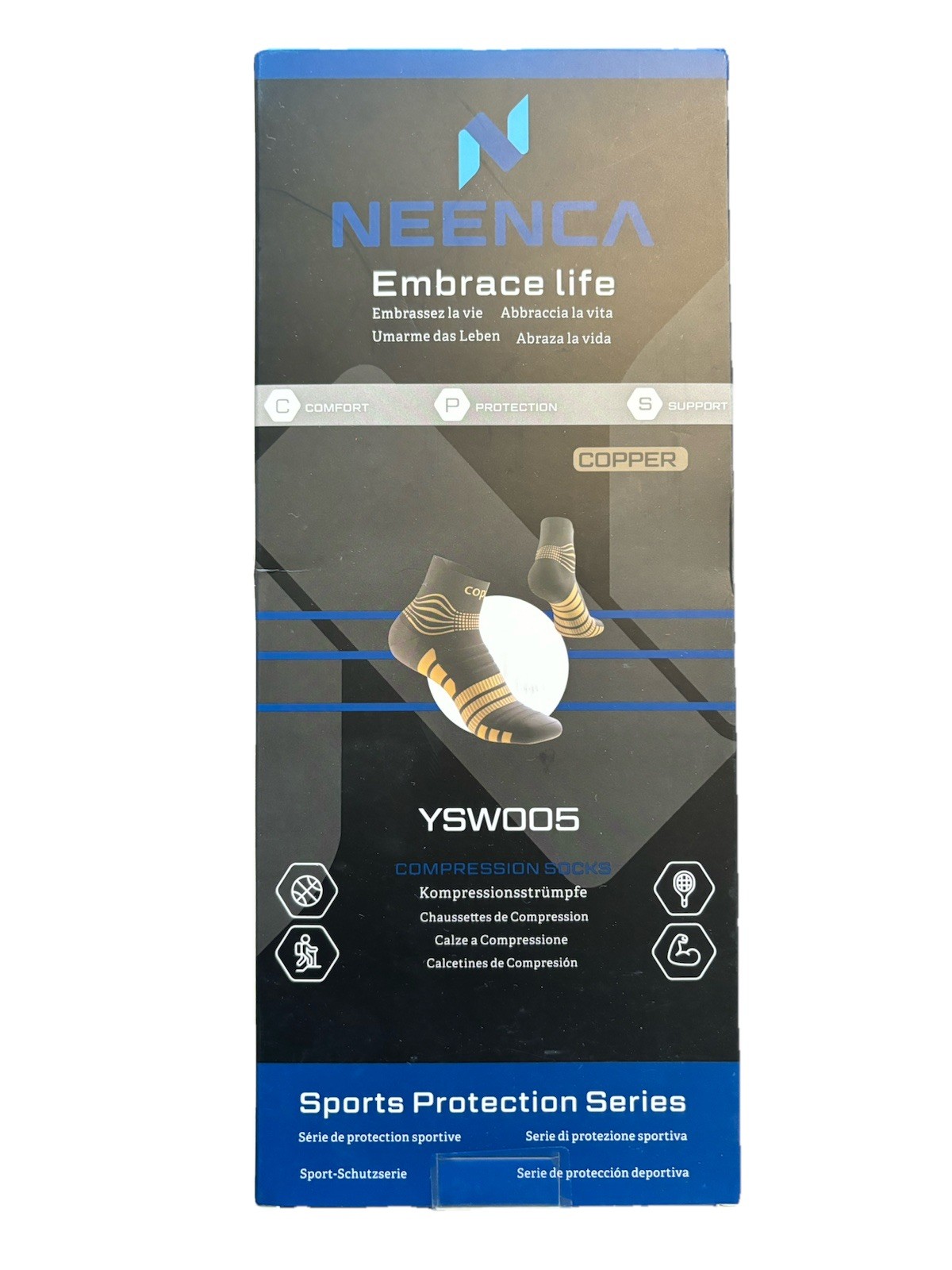 Compression Sock/ Ankle Sleeve Large NEW