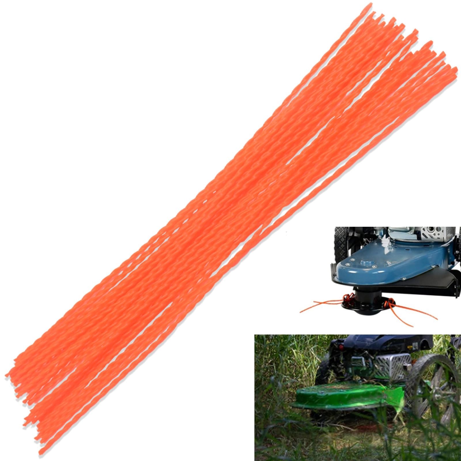 30 Pcs Universal Walk Behind String Trimmer line (21.25" Line x red