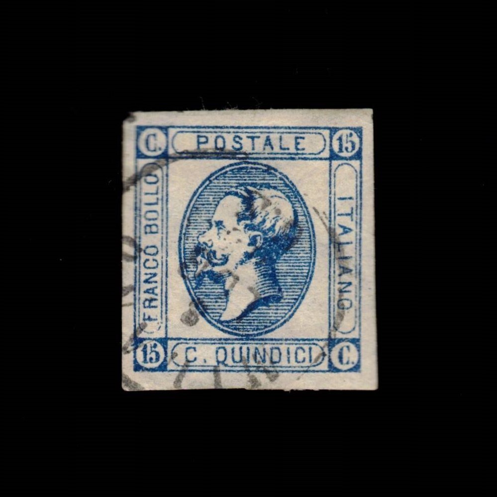 Italy, Scott 23, King Victor Emmanuel II, 1863, used